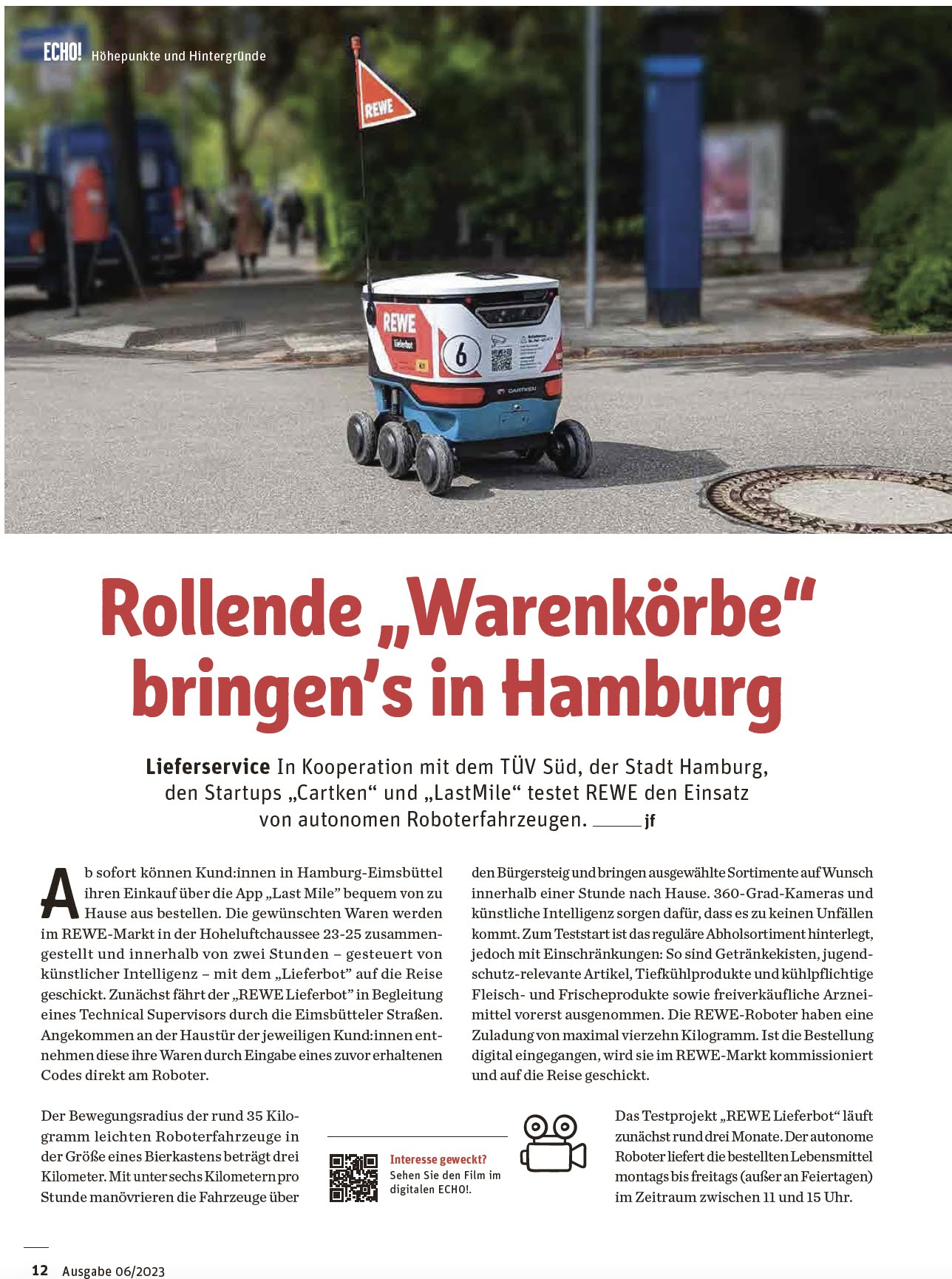 Echo-Magazin Artikel