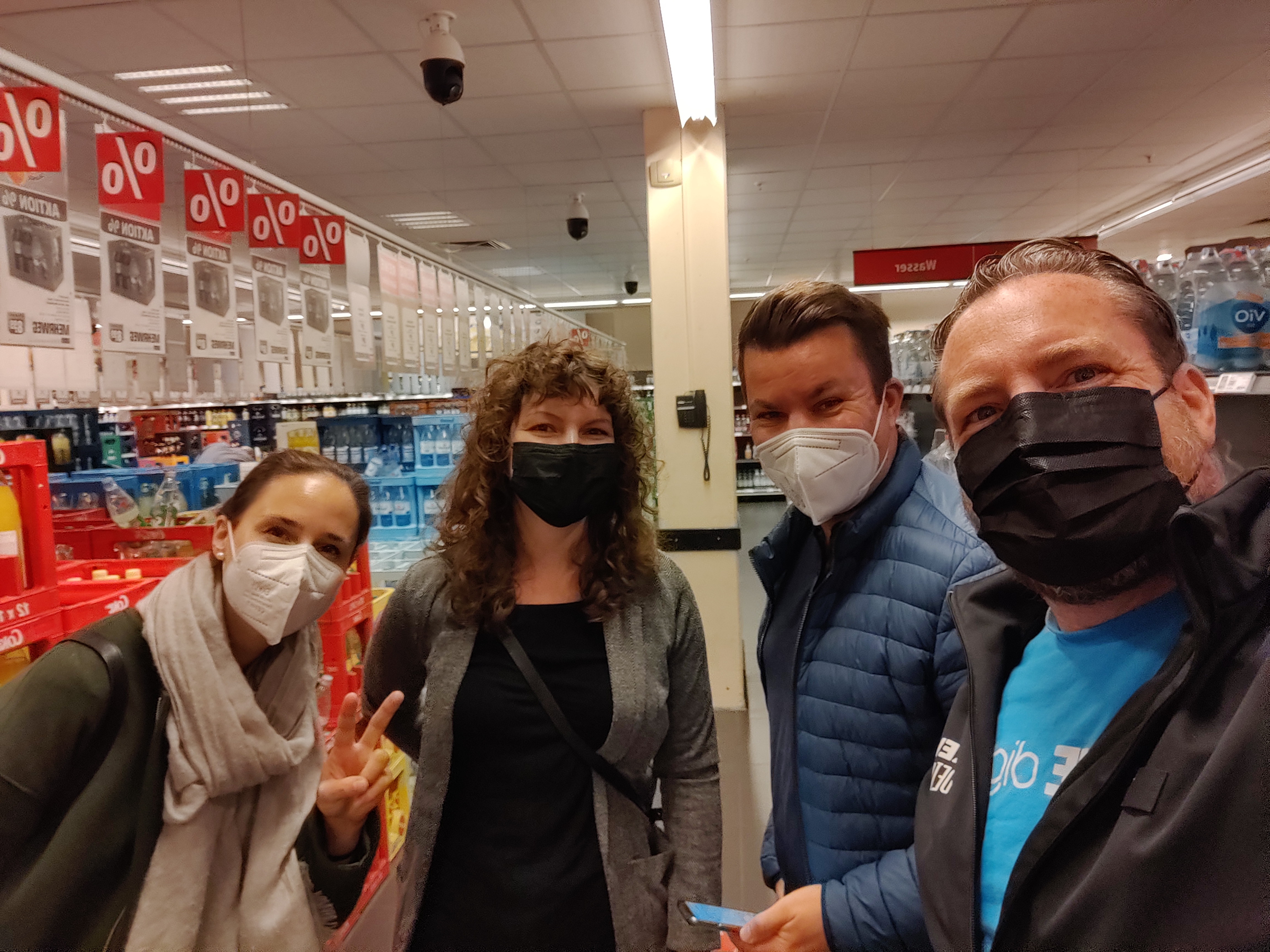 Teambesuch in der Filiale